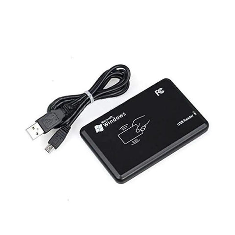 One Door Proximity RFID Access Control System With 600 Lb Magnetic Lock 110V Power USB Enroll Reader visible with cable