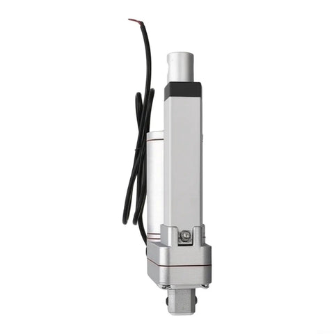 12 To 24 Volt Electric Linear Actuator Serving Up Legit Quiet Thrust And A Rock Solid 1000 Newton Push For Furniture Lifting side view with wires