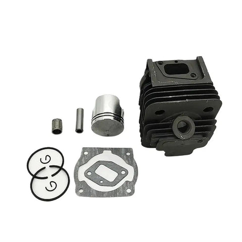 Heavy Duty 44mm Cylinder Piston Ring And Needle Roller Bearing Spacer Kit Lawn Mower Engine Rebuild Fits Huter 2500 Models on white background