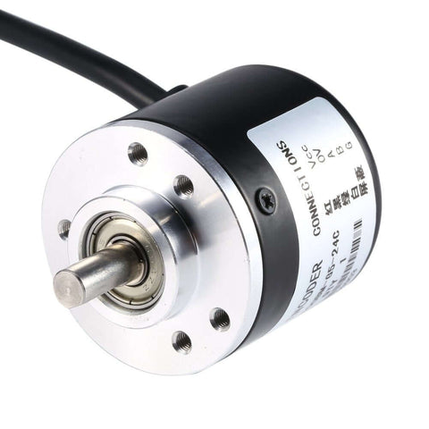 Incremental Rotary Encoder 600PPR Optical Encoder With 6mm Shaft 5V To 24V Wide Voltage Range AB Two Phase Output 600 Pulses Per Revolution