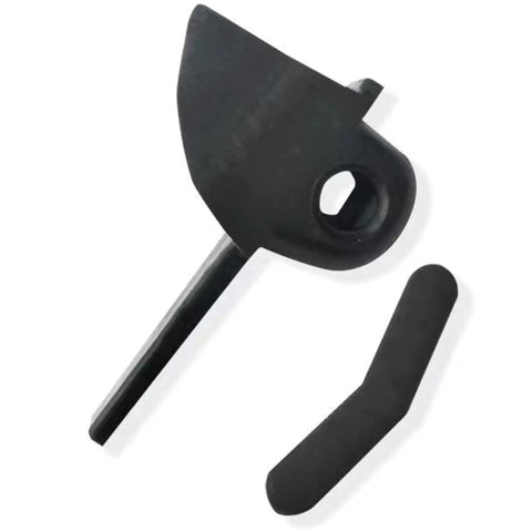 Durable Nylon Tire Changer Insert Kit For Duck Head Mount Demount Tool Wheel Rim Edge Protector, black components visible