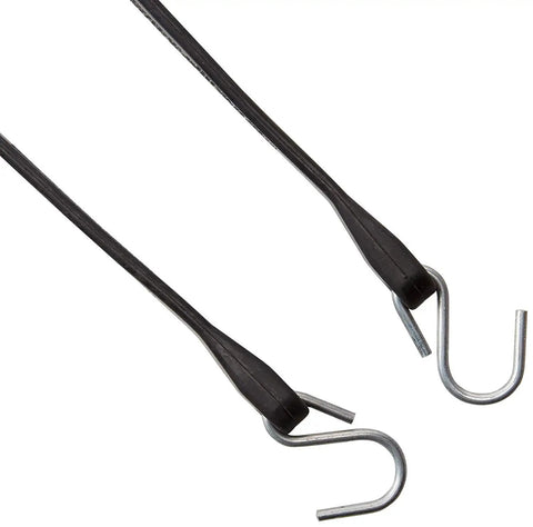 41 Inch 50 Pack Rubber Bungee Cords With Metal Hooks For Flatbed Trucks Heavy Duty Tarp Tie Down Straps Built With Natural Rubber Weatherproof