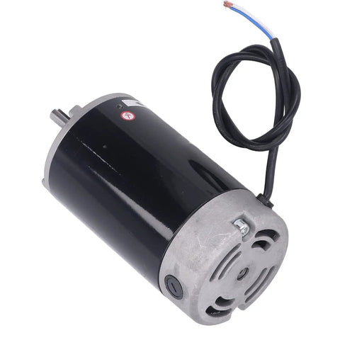 Heavy Duty 750W Mini Lathe Motor Replacement With 6000RPM DC Electric Drive And 40mm Round Shaft showing black and silver motor body.