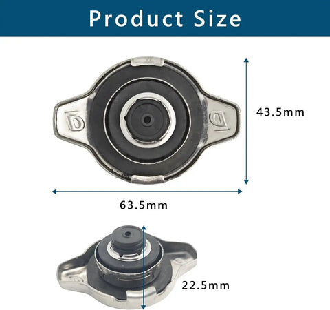 Toyota Radiator Cap 108KPa Direct Fit For 4Runner Camry Corolla Highlander And More Metal Construction Durable Engine Cooling Cap