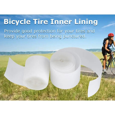 Two Pack Bike Tire Liners For Road And Mountain Bikes Puncture Proof Inner Tube Tire Protector Fits 26 Inch 27.5 Inch 29 Inch