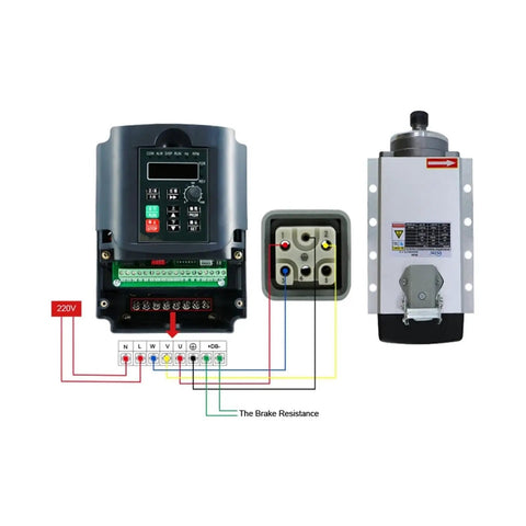 Beast CNC Spindle Speed Controller VFD 1.5KW 2.2KW 110-220V 0-600Hz 3 Phase Inverter YL620 A H For Precise Motor Tuning And Smooth Pro Machining Performance, wiring diagram