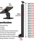 Quick Install Black Stair Balusters Side Mount Deck Railing Posts With Go Anywhere Screw Kit For Lofts Flexes To Match Layout Built Damn Tough Smudge Free Matte Finish specifications detailed, size and material shown.