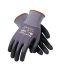 MaxiFlex Ultimate Foam Nitrile Palm Coated Gloves Gray Large 36 Pair Pack Breathable Work Gloves With Micro Foam Coating