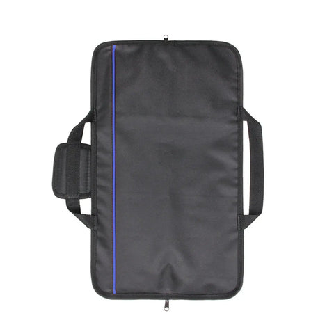Pro Grade Portable Chef Knife Bag Foldable Knife Roll With Oxford Cloth Storage, durable exterior with carry handle.
