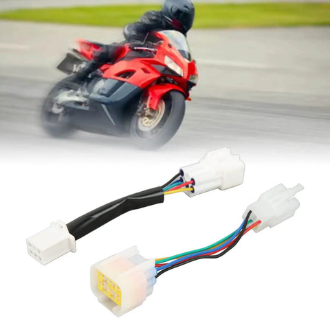 Two Pack Hall Sensor Adapter Kit For Electric Motorcycles, IP67 Waterproof Hall Controller Interface with wires and connectors