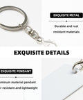 Top Shelf Gold Plated Aluminum Keychain Featuring Fresh Ribbon Grid Design Compact Rectangle Shape showing detailed rustproof metal and lightweight pendant.