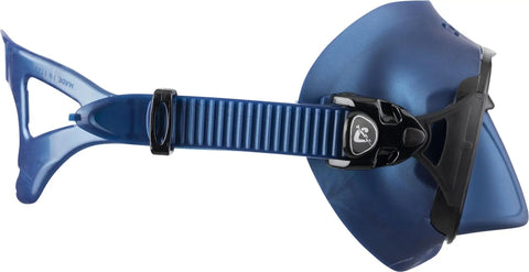 Side view of Calibro Low Volume Dive Mask With Fog-Stop System Integrated Dual Frame Technology Wide Field Of View And Secure Seal
