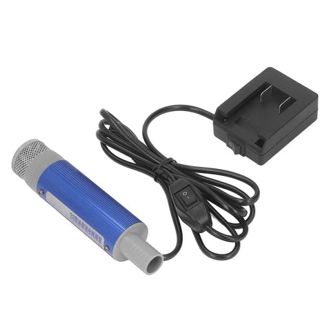 Heavy Duty 12V Electric Submersible Pump For Water And Oil Transfer With Built In Bottom Filter Stainless Steel Build Fits Standard 5.1 Cm Drums with charger