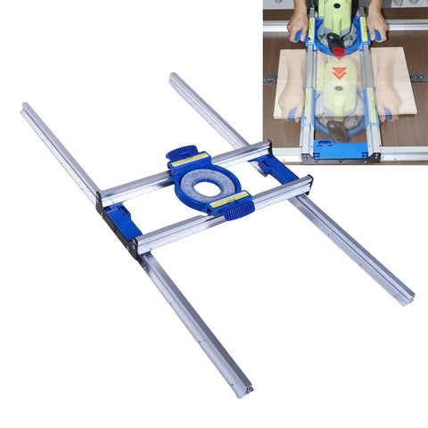 Pro Grade Aluminum Planer Table For Milling And Woodworking With Dust Brush And Smoothing Wheel Router Sled Kit