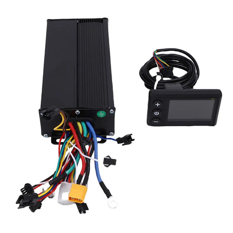 Electric Bike Controller Kit With 3 Mode Sine Wave Brushless Motor Control Panel For LCD Display with cables and connectors