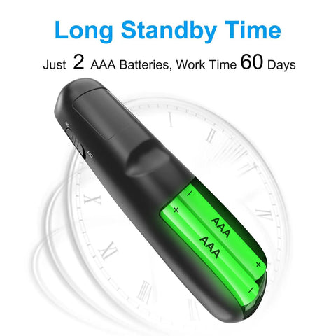 Game Changing Presentation Clicker for PowerPoint and Google Slides With USB Wireless Remote Laser Pointer AAA battery slot