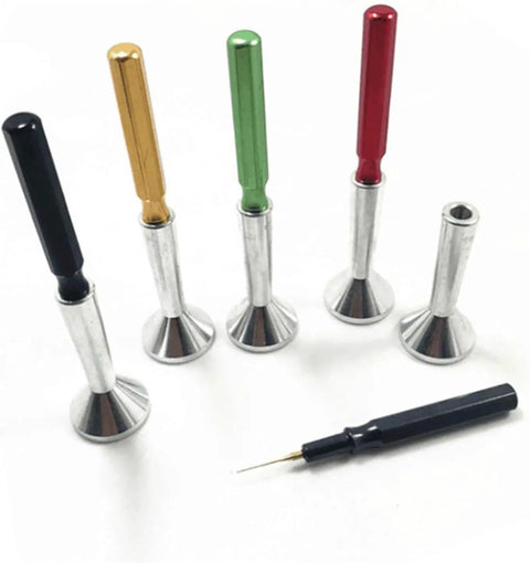 Precision Watch Repair Kit 5 Piece With Oil Pen Lubricant Oiler And Needle Tip Applicator Pro Grade Set Displayed