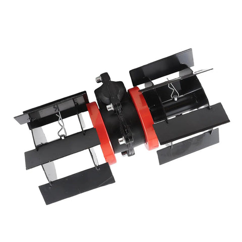 Disc Harrow 4In With 9 Teeth Universal Deep Plow Drag Harrow for garden tiller and lawn mower, heavy duty construction