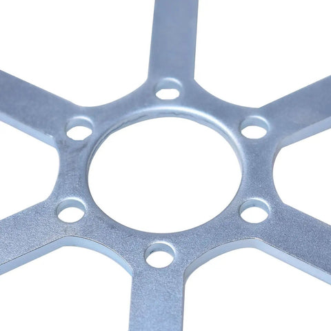 Close-up of 60 Tooth 35 Chain Go Kart Sprocket Fit 98cc Coleman CT100U CC100X with 6-hole mounting pattern