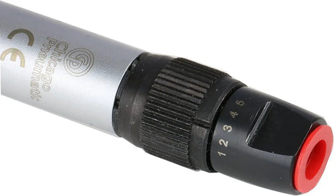 Premium Heavy Duty Air Scribe Engraving Pen Kit One Eighth Inch Hex Shank control dial for adjustable throttle.