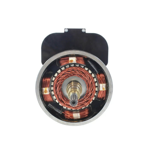 Heavy Duty Electric Drive Motor Assembly With Matched Cable For Scissor Lift 1930Es Unit 70001263 And 1001091502 Parts close-up view of motor interior