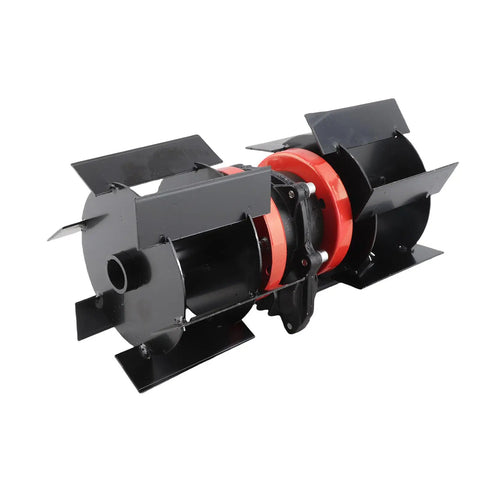Disc Harrow 4In With 9 Teeth Universal Deep Plow Drag Harrow For Garden Tiller And Lawn Mower Scarifier Heavy Duty Aluminum Iron