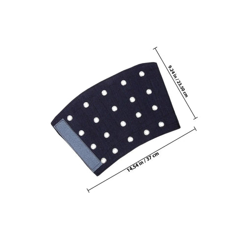 Super Lightweight Breathable Cut Resistant Wrist Sleeves And Flexible Arm Guards For Yard Work And Auto Repair, navy canvas with padding.