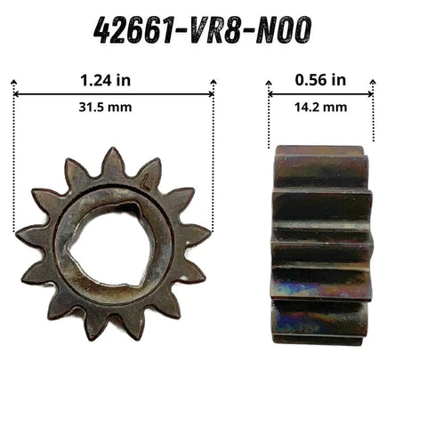 Tough Built Rear Wheel Service Kit featuring genuine pinion gears, one sun gear and one ratchet for lawn mower repairs.