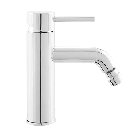 Ivy Bidet Faucet Chrome Finish With Solid Brass Construction One Hole Installation 1.2 GPM Flow Single Handle Hot And Cold Control