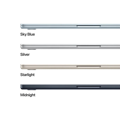 Beast Speed M5 Powered MacBook Air 13.6 Inch Laptop Built For AI, Ultra Portable in Sky Blue, Silver, Starlight, Midnight finishes