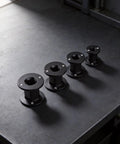 4 Piece Low Profile Socket Adapter Set For Impact Reducers 1/4 To 3/4 Inch Drive Heat Treated Steel Magnetic Non-Slip Kit on bench