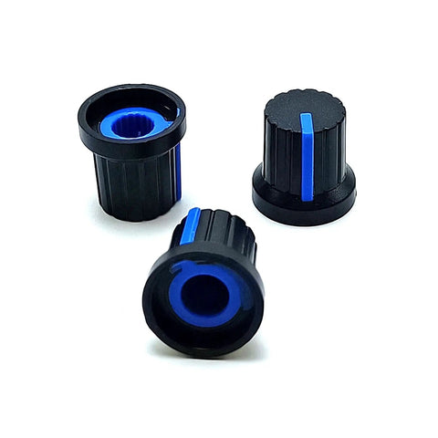 Durable 10 Pack Potentiometer Knobs for 6mm Shaft Rotary Volume Control Replacement for Guitar Pedals and Amps Upgrade ABS Plastic