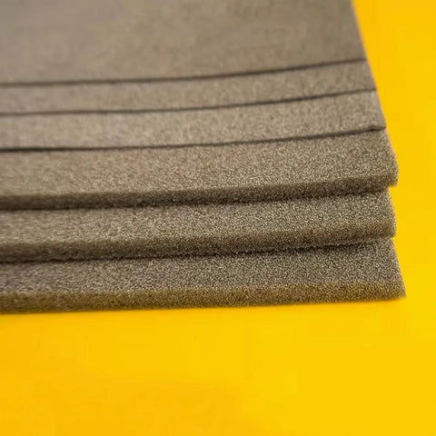 Lab-grade conductive foam EMI shielding sponge 200x300mm with adhesive.