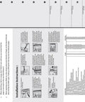 Tab Positioning Guide for Super Crisp Silver Edge Bible Tabs, detailing installation instructions and materials used.