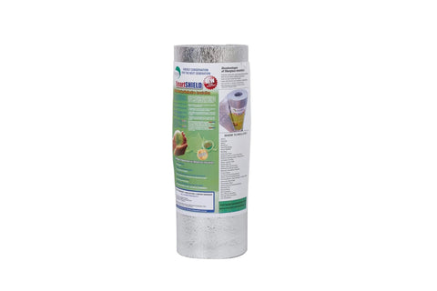 Smart Shield 3mm Foam Core Radiant Barrier Insulation Roll 16 Inch by 10 Foot with Reflective Engineered Foil Vapor Barrier