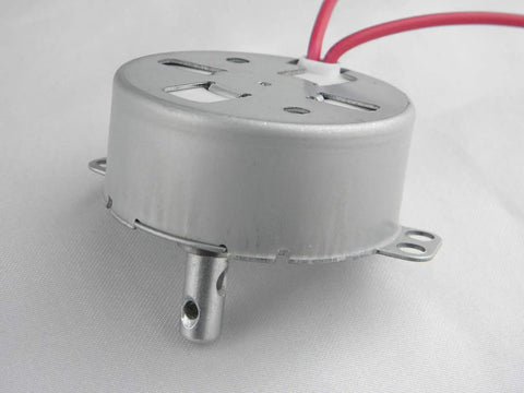 Compact synchronous gear motor 110V AC with CCW shaft rotation for electric fireplaces and DIY projects.