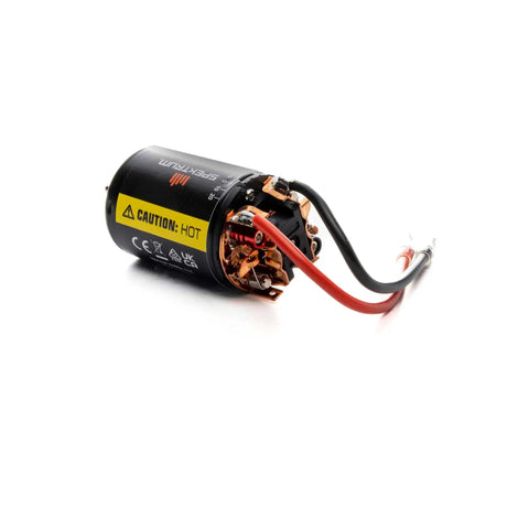 Smart Firma 12T Rebuildable 550 3-Pole Brushed RC Motor For 1/10 Scale RC Cars showing connection wires