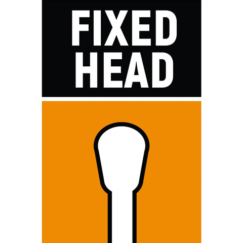 Fixed head illustration for Half Inch Drive Micrometer Torque Wrench With 20 To 150 Foot-Pounds Range, Quick Set Collar For Easy Torque Adjustments.