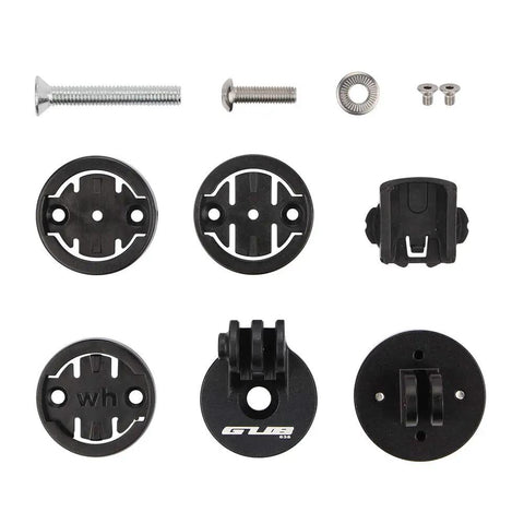 Angle Adjustable Bike Computer Mount Stem Top Cap Holder For Garmin Edge Wahoo Elemnt Bryton Cateye CNC Machined Aluminum