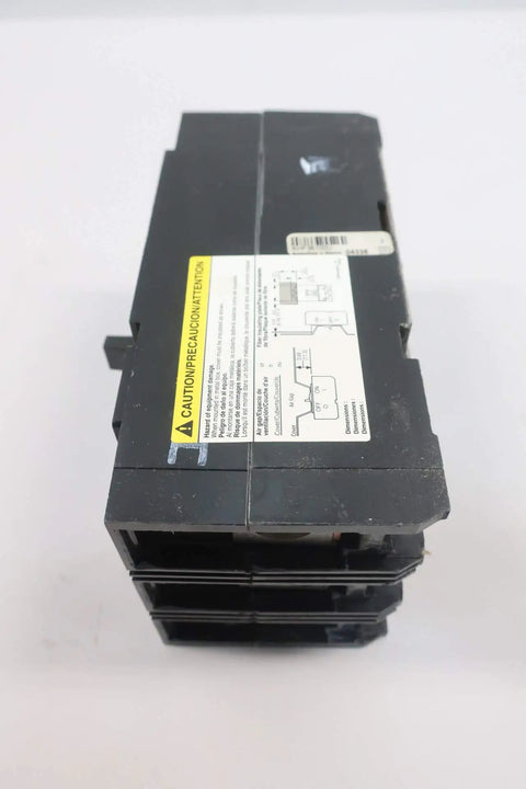 Pro Grade Heavy Duty Molded Case Circuit Breaker 3 Pole 100 Amp 600 Volt AC And 250 Volt DC showing labeling and structure.