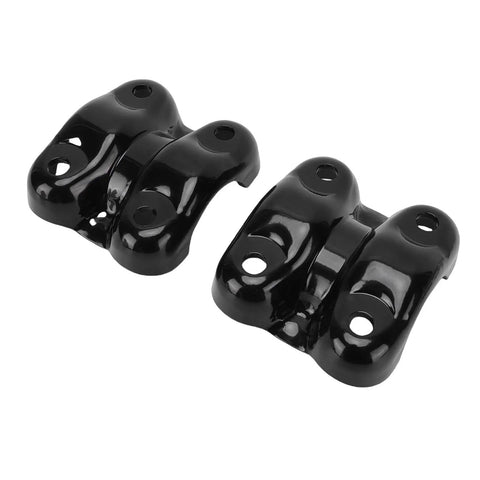 Beefed Up Rear Leaf Spring U Bolt And Plate Kit For 2.5 Inch Wide Springs 8.75 Inch Length Replacement For Blazer C1500 K1500 Silverado 1500 Tahoe Fits GM Trucks And SUVs black steel plates