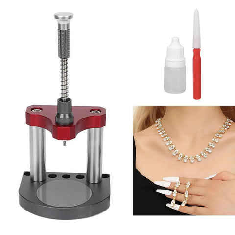 Pro Grade Watch Dial Feet Repair Kit With Welding Tool And Alloy Texture Repair Machine for horologists and DIY watchmakers