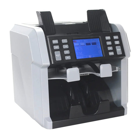 No Sweat Straight Up Fast Money Counter Machine With Bright Touch Screen Multi Currency Bill Sorting And Built In Printer for retail use.