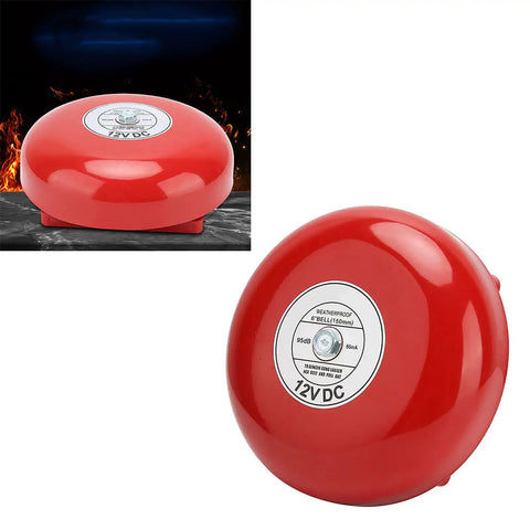 Features 120 VAC Or 12 V Compatibility While Delivering Kickin Security Audible Alerts Through Badass Stainless Steel Internal Strike Electric Bell With Pure Copper Core Durability, red wired electric bell.
