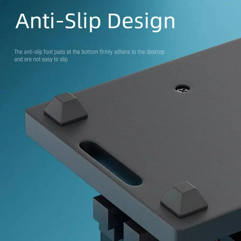 Anti-slip design on Rotatable Phone Fixture Tool With Degree Adjustable Clamp Powerful Suction Cup And Silicone Frame for workshops