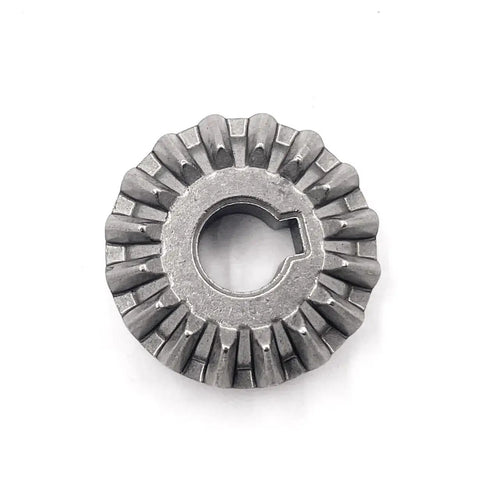 Close-up of a single bevel gear from Pack Of 2 Table Saw Bevel Gear Replacement Part For DeWalt DW745 DWE7480 DWE7490 DWE7499GD DCS74 85B