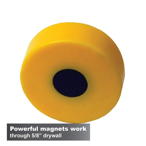 Powerful magnets work through 5/8” drywall with this Heavy Duty Magnetic Recessed Light Layout Tool.