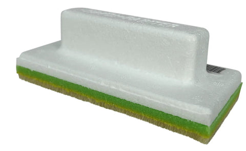 Granite And Stone Sealer That Stays Put Easy To Use Water Based Formula white applicator pad with green scrubber layer