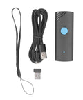 Versatile Wireless Barcode Scanner With USB And Bluetooth Modes for 1D and 2D Barcodes with cable and USB adapter