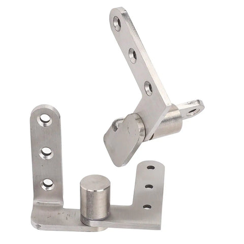 Heavy Duty Stainless Steel Door Pivot Hinges With 270 Degree Rotation For Cabinets Cafe Doors And More Built Tough For Smooth Access